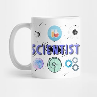 Scientist Gift Design Chemistry Physics STEM Mug